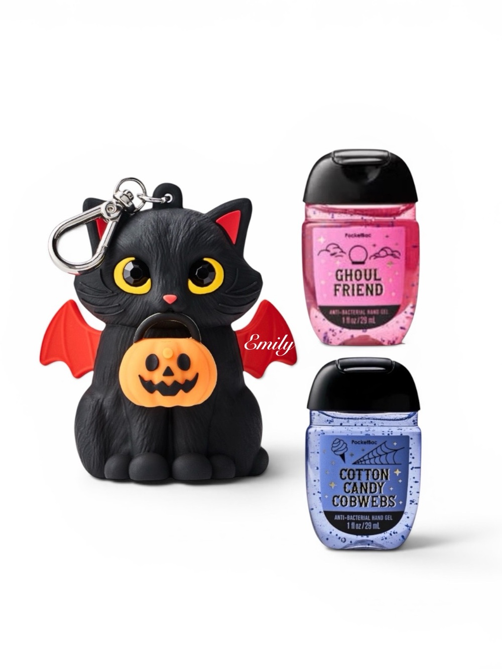 Bath & Body Works Black Cat Halloween Light-up PocketBac Holder